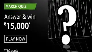 Amazon March Quiz Answer Today / March Quiz Answer Today