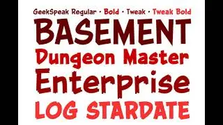 Geek Speak Font