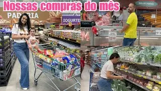 Compras do mês de março no Mart Minas, mostrei tudo que compramos + valor total | LAÍS VELOSO