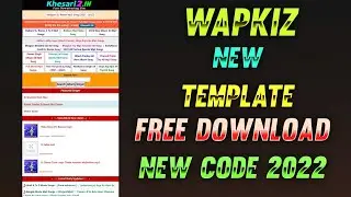 Khesari2.IN Wapkiz Template Free Download | Wapkiz New Template | How To Create A Music Site