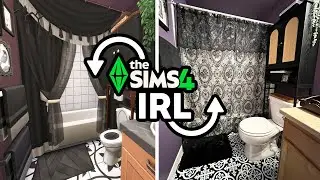 Проектирование моей *реальной* квартиры в The Sims 4 | Ремонт ванной комнаты