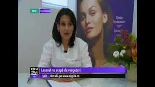 Dr Viviana Iordache tratament vergeturi Digi24 Frumusetea se invata