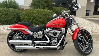 All New 2026 Harley-Davidson Breakout in Blood Orange