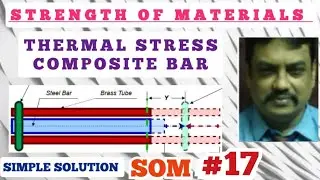 Composite Thermal stresses solution concept | Strength of Materials | SOM #Btech #Gate