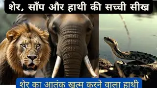 Hathi Aur Sher Ki Kahani || Powerful Jungle Story with Moral || हाथी और शेर की कहानी #viralstory #yt