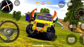 Modified Mahindra Thar😈Games:Indian Yellow Thar (Gadi Wala Games) Car Game Android Game#2026 