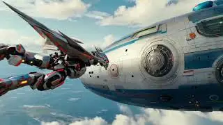 Robot attack Alien Ship to safe Earth 