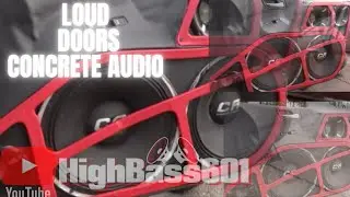LOUD DOORS CONCRETE AUDIO | 2 12S FOR BASS | CONCRETE AUDIO AMPLIFIERS