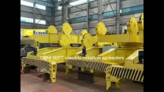 Electro-hydraulic rotary telescopic spreader for lifting Container 30FT