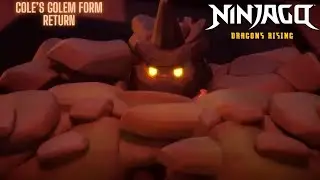 Ninjago Dragons Rising Cole&rsquo;s golem Form Return