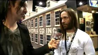Rusty Cooley unveils his new Dean RC8  8-string Guitars. Dean Best of NAMM!!