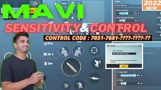 MAVI SENSITIVITY & CONTROL (2022) | TXMAVI SENSITIVITY & CONTROL WITH CONTROL CODE IN BGMI