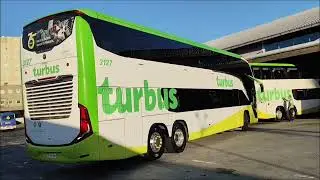 Unidades Marcopolo Paradiso g8, Tur Bus y buses ETM,Scania K410c.