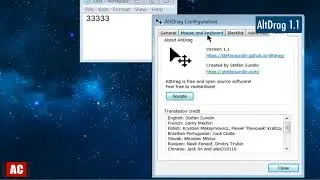 Center Window with Alt + Click on Windows-AltDrag