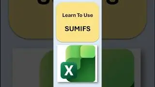 Learn to use SUMIFS#sumifs #excel #sum #add #condition #exceltricks #exceltips #exceltraing