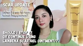 Should I stop or continue using LANBENA TCM SCAR & ACNE MARK REMOVAL GEL OINTMENT