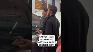 Ekspertizde kavga &ccedil;ıktı kaput değişen &ccedil;ıktı (Satıcı &ccedil;ıldırdı) #fiat #ekspertiz #kavga