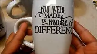 TUTORIAL: VINYL MUGS/CRAFT FAIR/TEACHER GIFTS