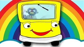Wheels On The Bus Go Round And Round | Nursery Rhymes For Children - HD Version