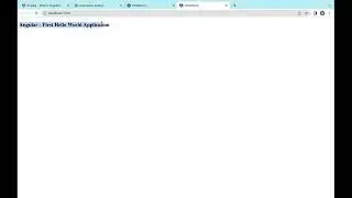 Angular Tutorial | Getting started  - Angular Setup | hello-world application from scratch tutorial