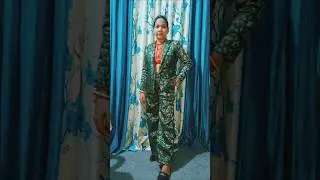 Trending party wear dress | cord set | with blazer #fashion #sewingpatterns