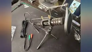 Recording Microphone, EIVOTOR 3.5mm Condenser Microphone Plug and Play, PC review