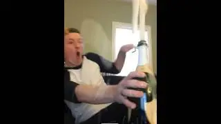 Champagne explosion
