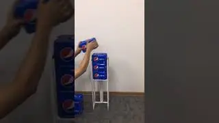 Power-Spring-Loaded Coke Dispenser | Vertical Vendor | Automatic Merchandising Rack for Retail