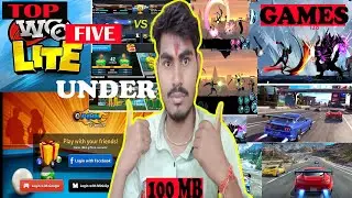 top 5 games under 100 MB || Top 5 Games for android || Action game | cricket game | racing Game