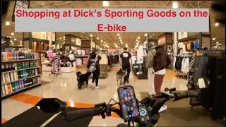 Parking my E-bike inside Dick's Sporting Goods?