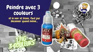 Peindre une figurine avec 3 couleurs seulement - Apprendre la peinture sur figurine