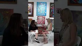 Interview of artist Lorena Fernandez in her Winter Street Studio 135 by Diana Clark