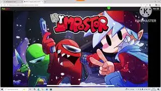 Геймплей FNF IMPOSTER 2025, но я использую свой голосовой преобразователь.