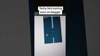 Flappy bird clone with chat gpt now this is Techy bird #techuneed #blogger