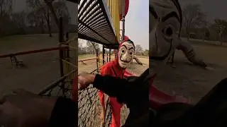 Money heist playground parkour pov😱😨😱😨#moneyheist #playground #parkour #parkourlife