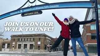 Filipino Student in Canada | Walking to the University of Niagara Falls