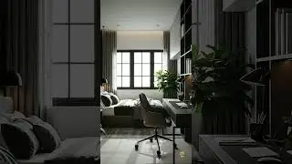 BAJET MINIM Kamar Tidur & ruang belajar Anak Tropis Kontemporer #Shorts