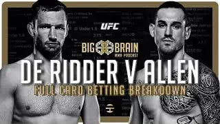 Betting breakdown for UFC Vancouver : RDR vs Allen #ufcvancouver