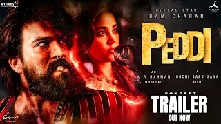 PEDDI | Trailer (Hindi) Concept | Ram Charan | Janhvi | Buchi Babu | AR Rahman | Mohit
