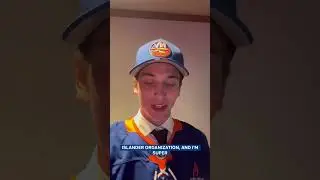 New York Islanders Pick Victor Eklund Sends Selfie Video to Isles Nation!