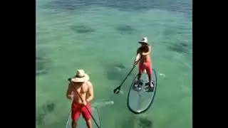 Transparent clear stand up paddle boards SUP surf