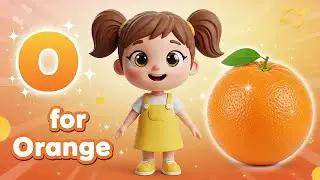 O for Orange 🍊 | ABC Alphabet for Kids | Learn Letters