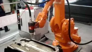 laser welding applications with a 6 axis ABB IRB2400 robot at eurobots.net