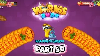 WORMS ZONE.IO BEST GAMING 2026 || BIG SNAKE GAME PART 50 || PAMPKIM WORM  #WORMSZONEIO @pingloveryt 