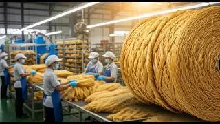 Banana Fiber Factory Tour | How It&rsquo;s Made Start to Finish