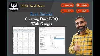 Revit Duct BOQ with Gauges