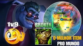 A NOVA WARMOG DEIXOU O DR.MUNDO ROUBADO | 1v9 GAMEPLAY WILD RIFT