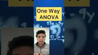 One way ANOVA in 45 sec. Quick revision, exam time bonus