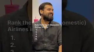 Top 5 (Domestic) Airlines in India 🇮🇳