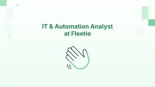 IT & Automation Analyst | Fleetio Careers